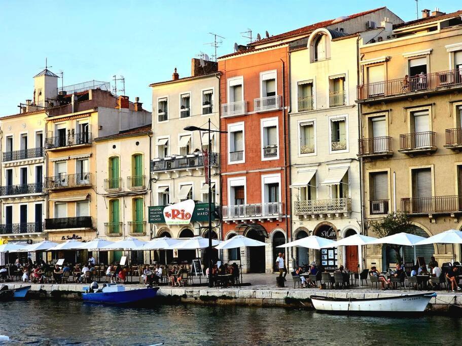 Le Calme A Deux Pas Du Port De Sete Apartment Luaran gambar