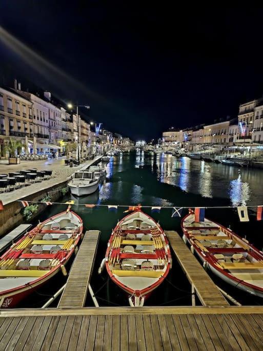Le Calme A Deux Pas Du Port De Sete Apartment Luaran gambar